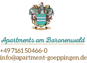 Apartments am Baronenwald – Preiswerte Einzel-, Doppelzimmer und Apartments in Göppingen
